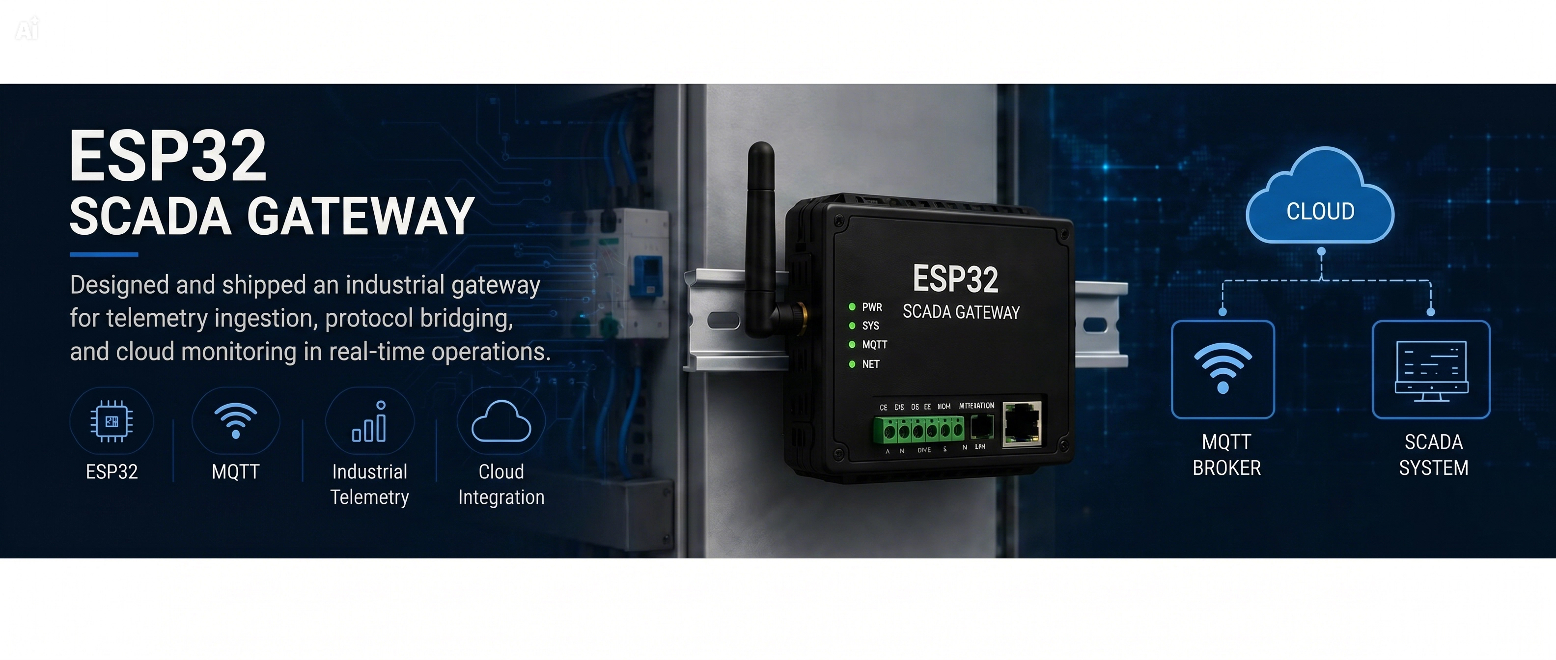ESP32 SCADA Gateway